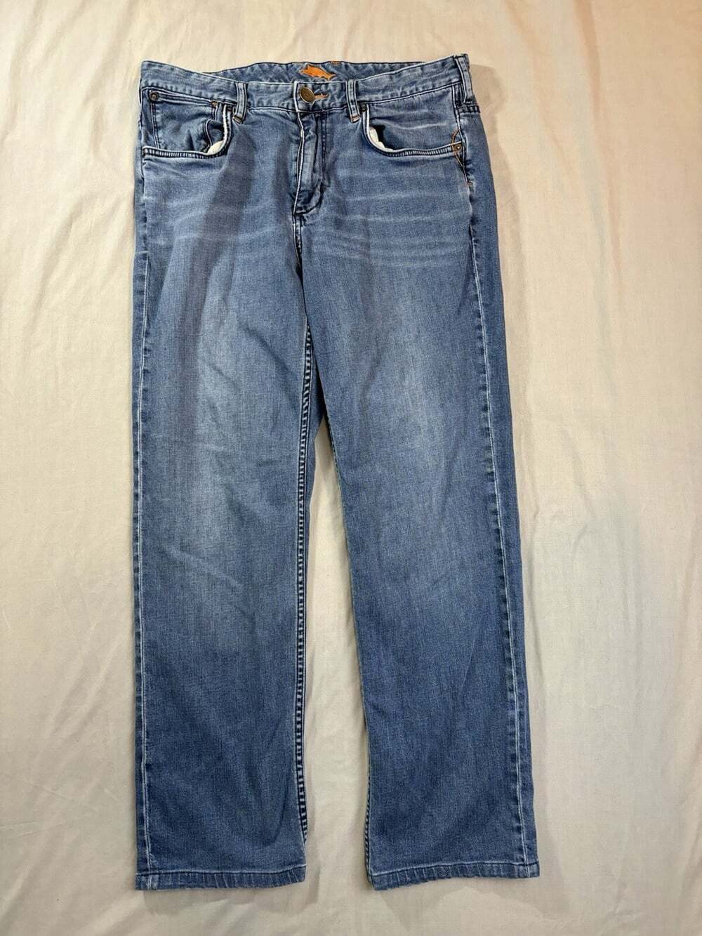 Tommy Bahama Authentic Denim Jeans Size 34x34 Medium Wash Blue 32x27 Actual Men